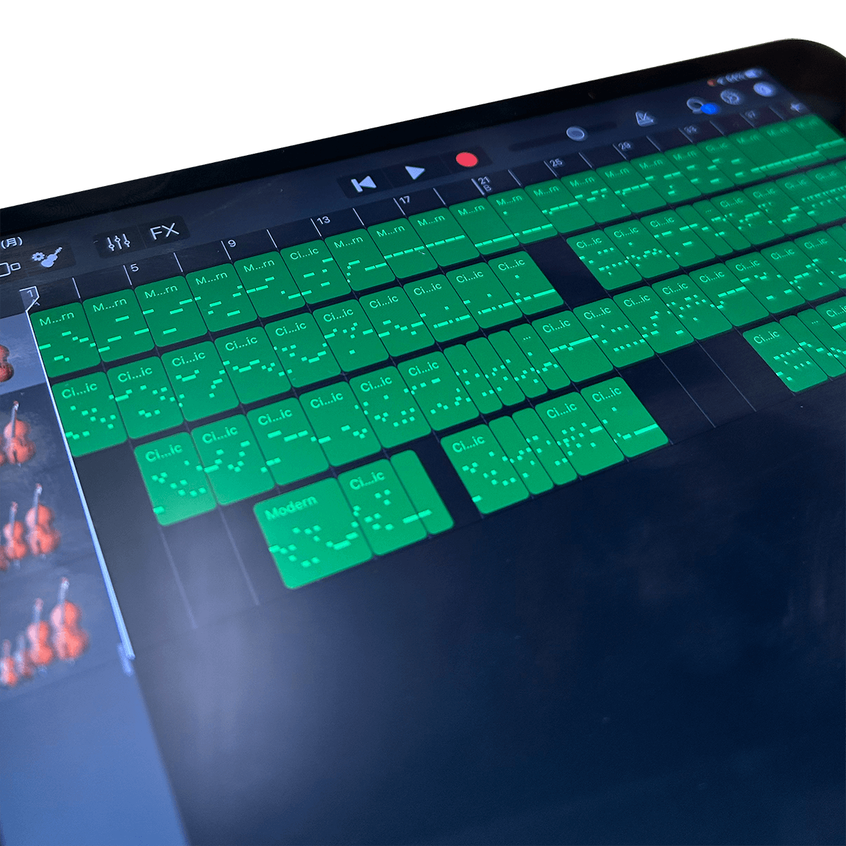 GarageBandはiOS製品にバンドルされていて無料で使えます。